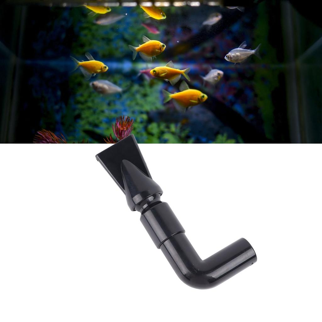 Aquarium Pump Duckbill Nozzle Rotatable Elbow Water Return Outlet Nozzle for Home Fish