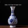 Antique Blue and White Chinese Porcelain Vase - European & American Handicraft for Flower Arrangements
