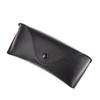 1Pc Leather Eye Glasses Sunglasses Hard Case Protector Box Portable Solid Color