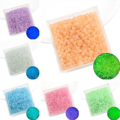 Collana con bracciale fai da te in vetro luminoso senza fori, perline, per accessori per la creazione di gioielli