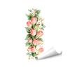 Spring Summer Flowers Window Clings Double Sided Tulip/Rose/Wildflowers in Vase Decals Anti-Collision Glass Door Stickers