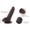 Black Oversized Realistic Dildo Stallion Soft Meat Stick Liquid Silicone Dildo Female Masturbation Orgasm Artifact Sex Toys
