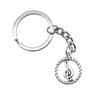 Electric Guitar Keychain Music Charm Graduation Memento Key Ring 28mm