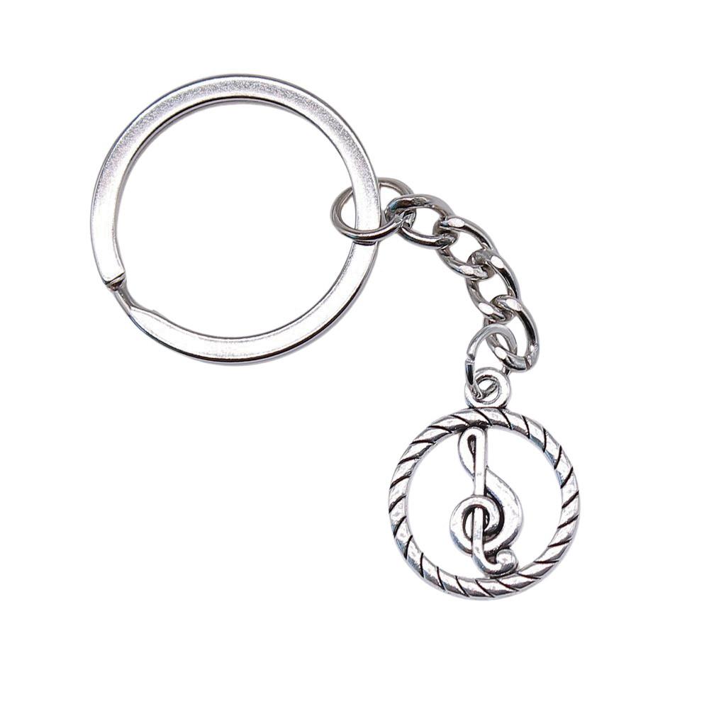 Electric Guitar Keychain Music Charm Graduation Memento Key Ring 28mm