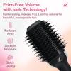 NexLev Ionic Hot Air Brush | 3 in 1 Blow Dryer, Straightener, Volumizer & Styler | 360° Airflow Vents | Ceramic Tourmaline Coated Brushing Head | T