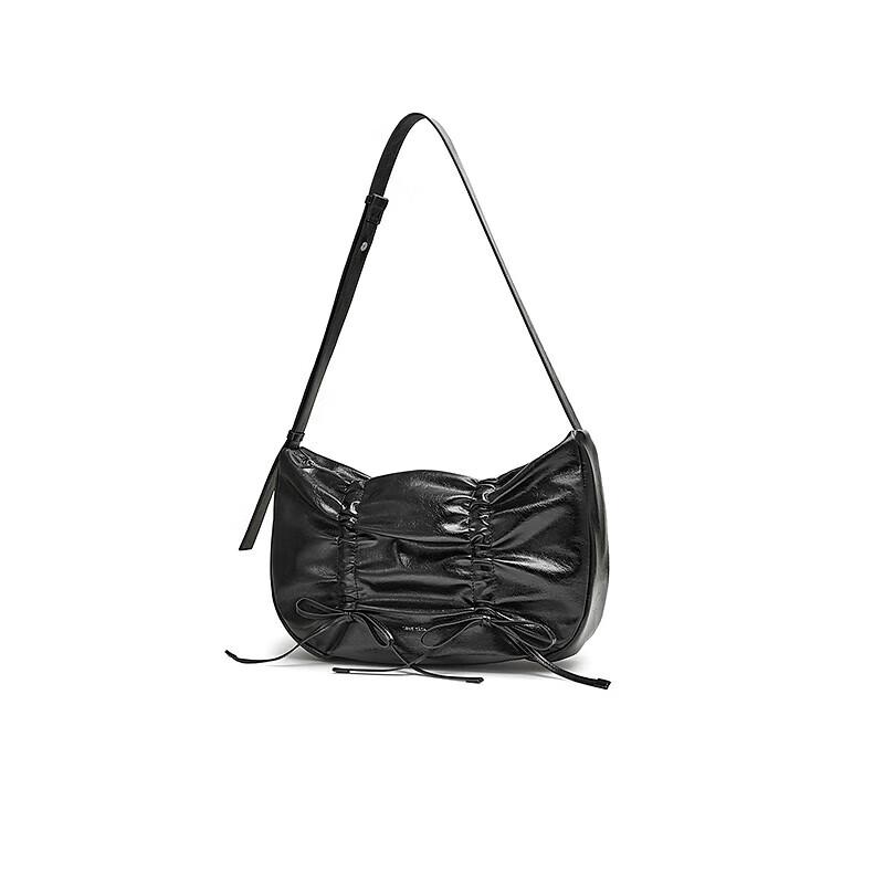 TATA French Style Pleated Shoulder Bag F