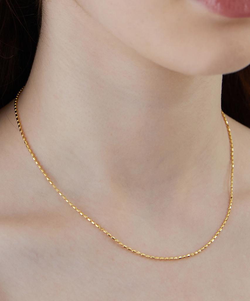 Tatiana (Silver 925) French Twist Chain Necklace Nz2009