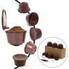 6 Pack Refillable Dolce Gusto Coffee Capsules Reusable Food Grade Coffee Pods for Home Office Travel Daily Use