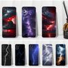 Cool Thunderbolt Lightning Phone Case For Samsung S30,S23,S21,S22,S20,Ultra,FE,Lite, S10,S9,S8,PIus,Transparent, Silicone Case
