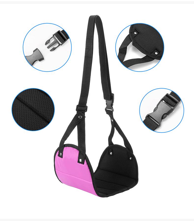 Compact Travel Foot Rest: Portable Foot Hammock for Airplanes, Trains, Cars, and Office Use.