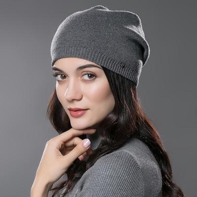 Chapéus de tricô femininos para aquecimento no outono e inverno, proteção para as orelhas, chapéus de lã para viagens ao ar livre, chapéus casuais femininos