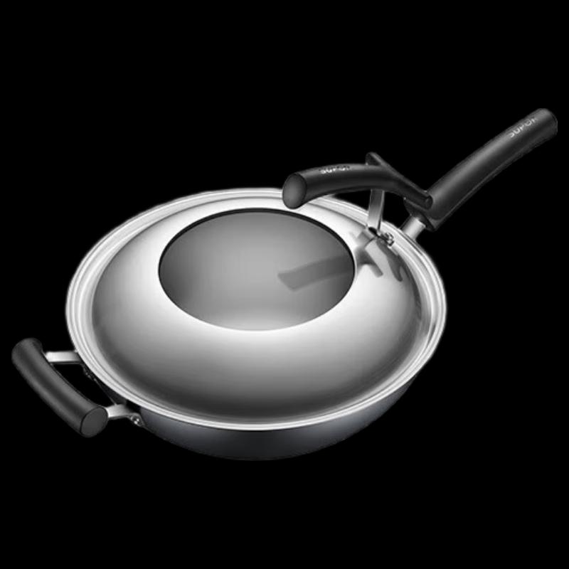Supor FC32H7 32cm Non-Coated Iron Wok