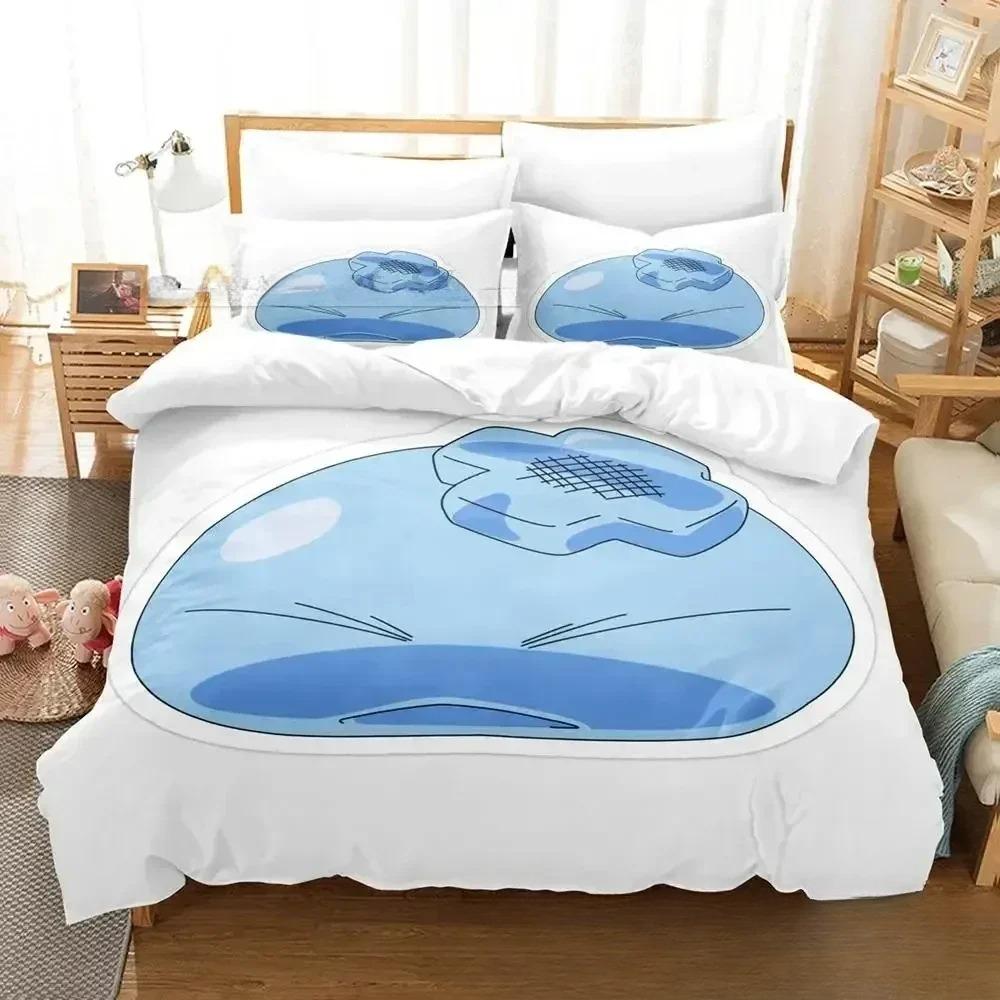 That Time I Got Reincarnated As a Slime Bedding Set Single Twin Full Queen King Size Bed Set Adult Kids 3D Print Anime Cartoon