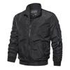 Large Size Men's Cotton Jacket European and American Coat Simple Fashion Men's Jacket