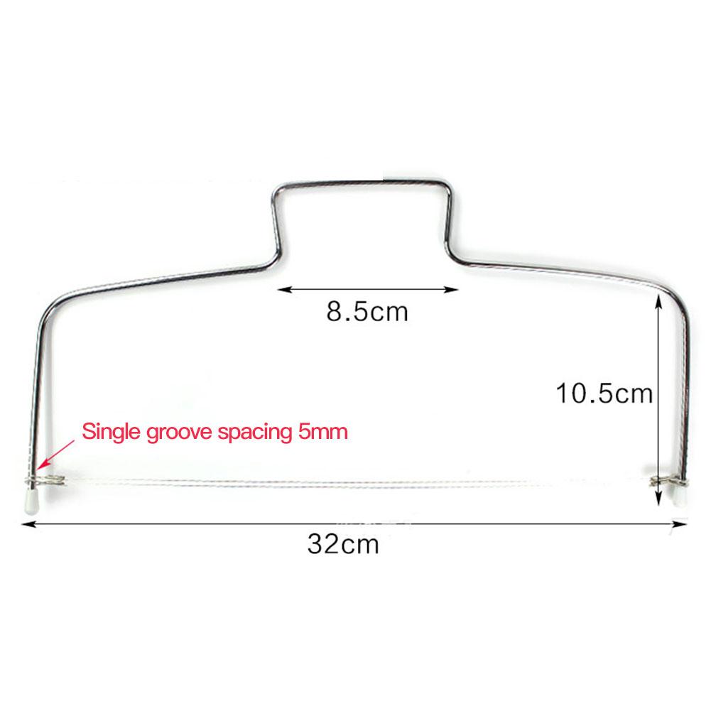 Baking Tools Stainless Steel Double Line Adjustable Cake Bread Slicer Strings Cutter