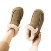 Snow Boots Korean Version Women's Winter New Item with Plush and Thick Cotton Boots Warm Flat Bottomed Soft Soled Women's Cotton Shoes