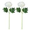 2 Pcs Artificial Chrysanthemum Stems Realistic Fake Chrysanthemum Faux Flower with Flexible