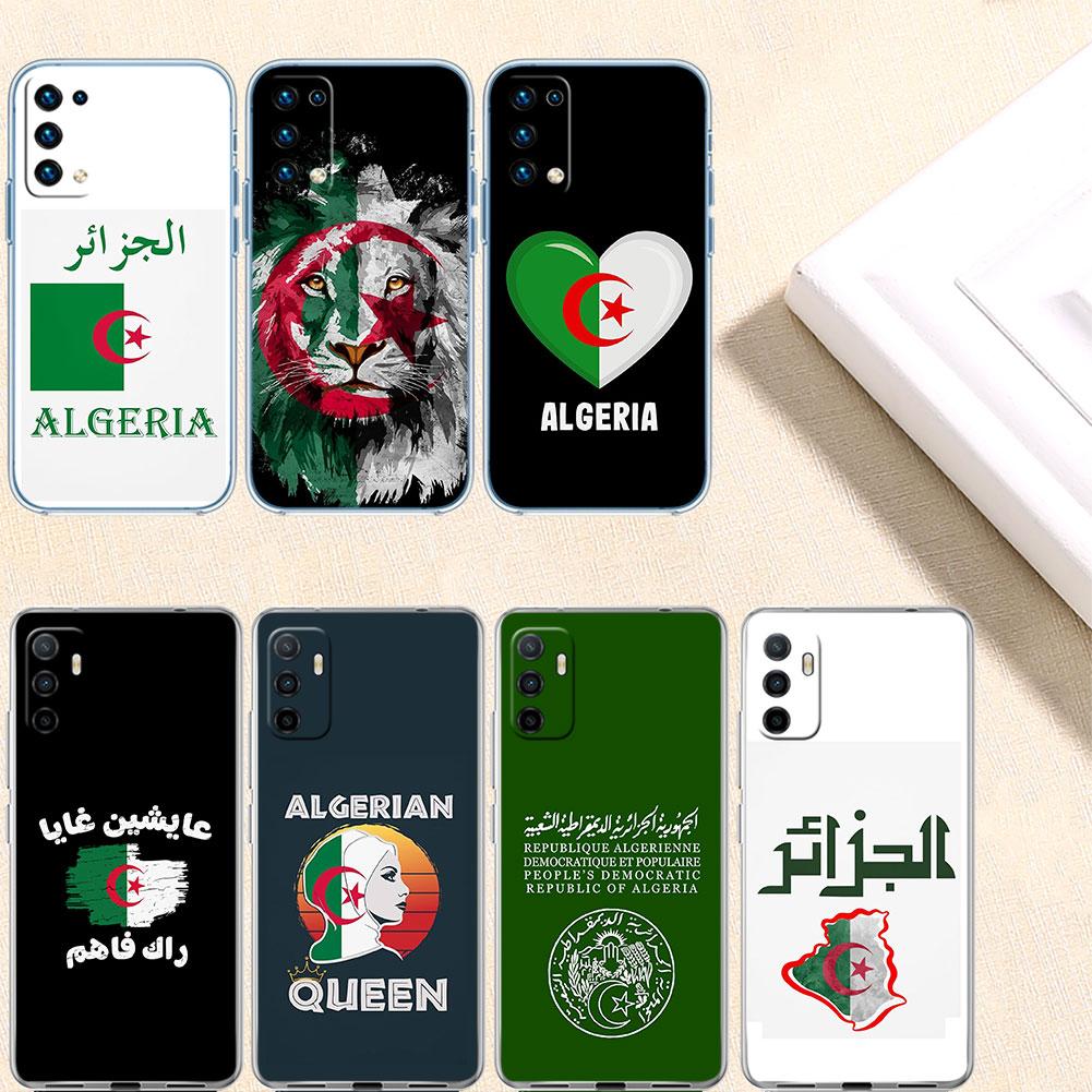 IK3 Algerischer Reisepass Flagge Transparente Handyhülle für Samsung Galaxy A04 A04S A14 A23 A34 A54 M23 M33 M52 M53