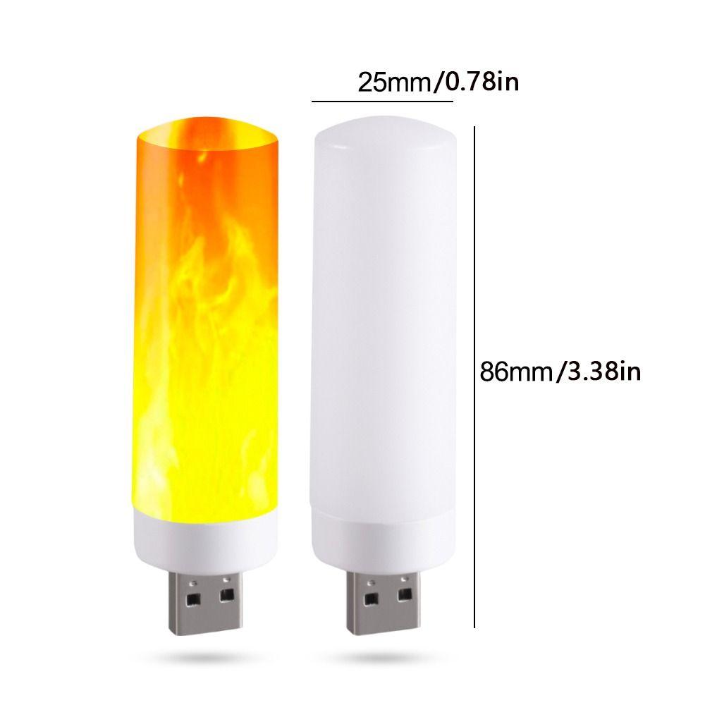 Лампа накаливания Flame Light Effect USB Light Flame Candle Light Lamp Flame Lamp LED Atmosphere Light