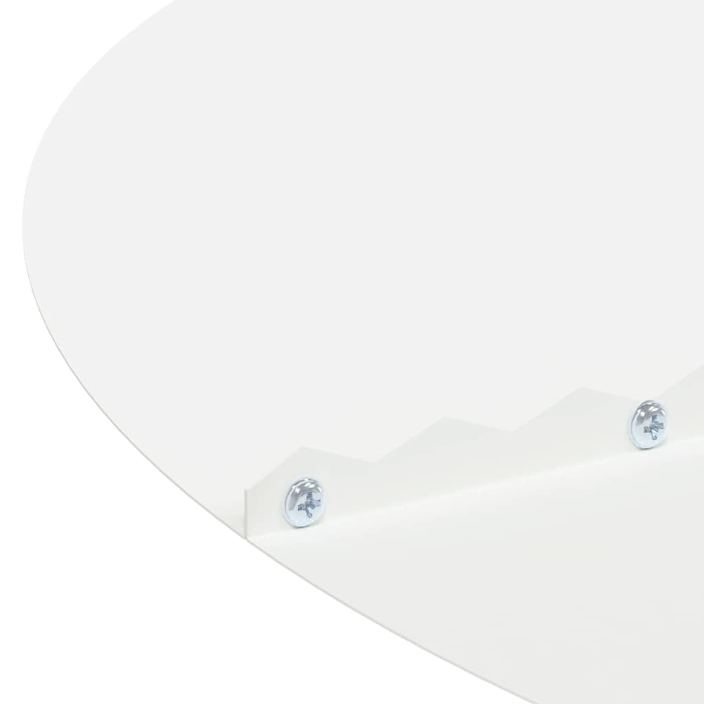 Tree Ring Suitable for Flat Tree Trunk White Ø90   120 Cm Steel