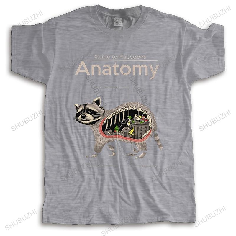 

Vintage Unisexs Anatomy Of A Raccoon Tee Tops Short Sleeve Cotton Tshirt Summer Trash Panda Tshirt Animal Lover Shirts Clothing 4XL