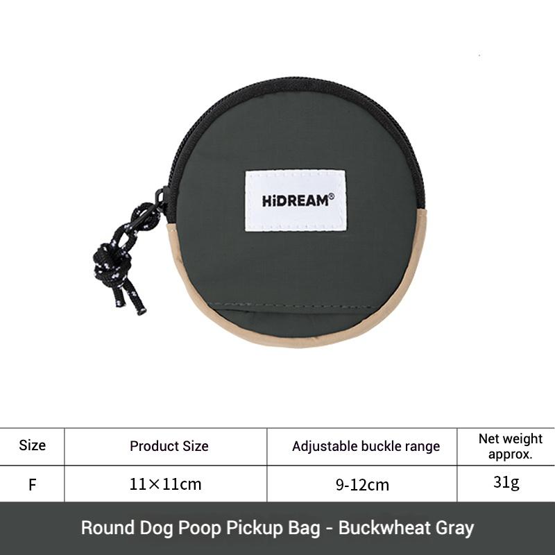 Stylish Adjustable Lightweight Nylon Pet Litter Bag Holder Waterproof Multifunctional Portable Outdoor Pet Poop Bag Cats