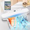 ATOPSUN Vacuum Food Sealer with Suction Power 28cm Extended Crimping Keeps Food Fresh 8x Easy Fully 2 Seal Commercial Vacuum Food Low Easy to Includes