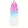 Lantern Braid Bubble Jumbo Braid Corlorful Tinsel Wire Extension Long Twist Braid Bulk  for Women