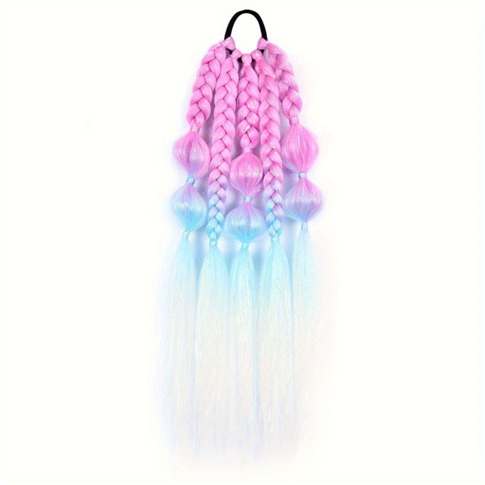 Lantern Braid Bubble Jumbo Braid Corlorful Tinsel Wire Extension Long Twist Braid Bulk  for Women