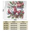 Christmas Snowman Plush Blanket Girls Boys  Flannel Bedding Throws For Outdoor Warm Soft Design Quality Bedspread Gift