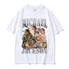 Classic Vintage Michael Jackson Graphic Tshirt Men Women Clothing Fashion Retro Gothic Rock Tshirts Male Punk Oversized T Shirt