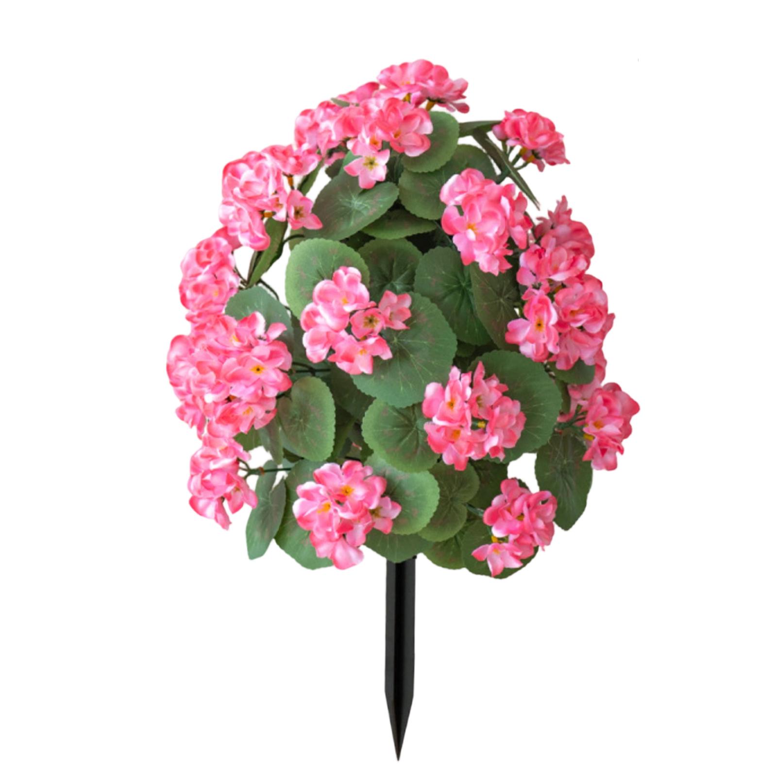 

Artificial Flower Arrangements For Outdoor Patios, Garden Lawns, And Balconies/Courtyard Landscaping. One Size