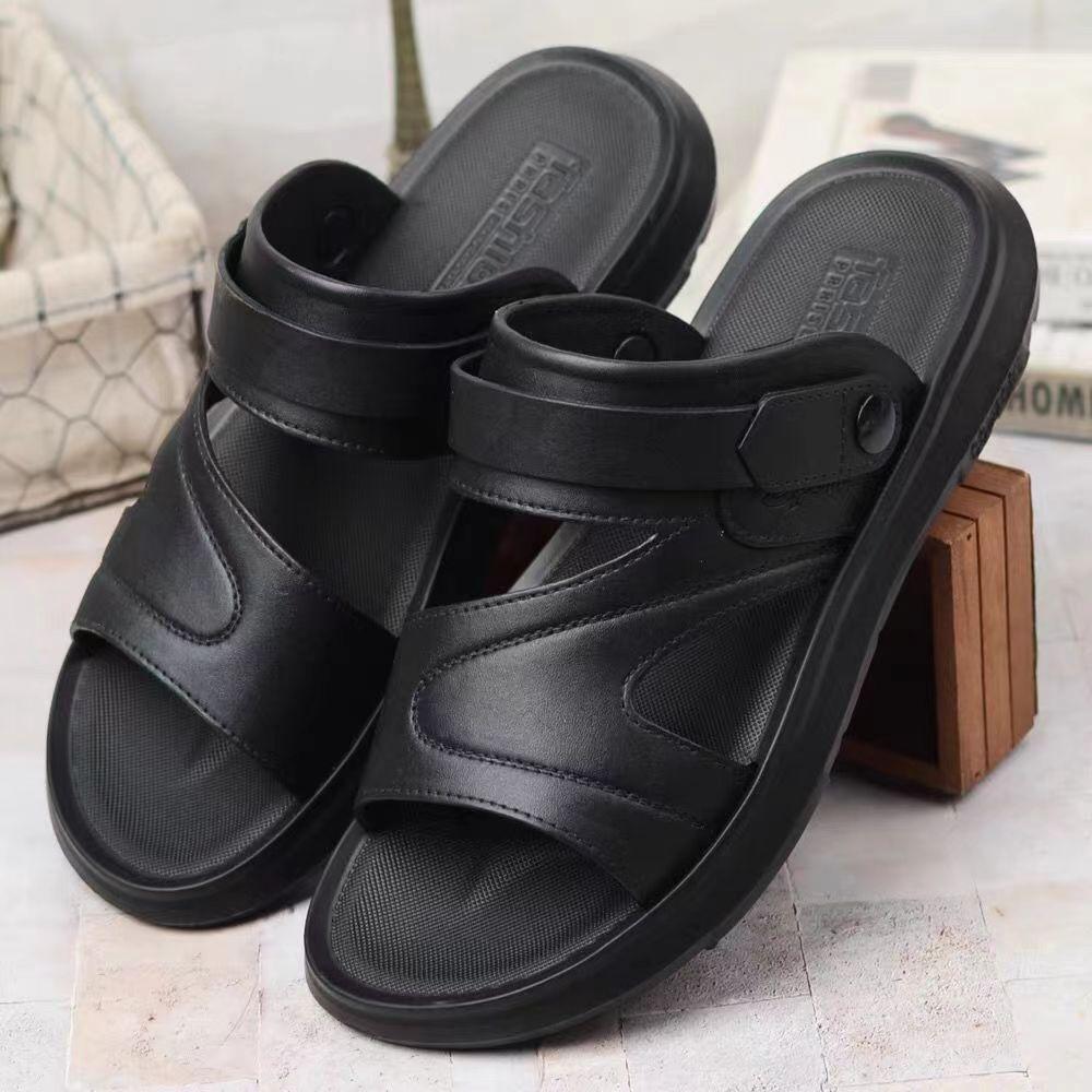 Pantofole da uomo nuove estive Scarpe da spiaggia casual Sandali antiscivolo da uomo per tutti i tipi Pantofole infradito casual