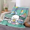 1pc Pochacco's Shoe Box Adventure Blanket Soft Warm Throw Blankets, Living Room, Travel, Camping, Car Blankets, Beach, Office Naps, Home Decor Gift Al