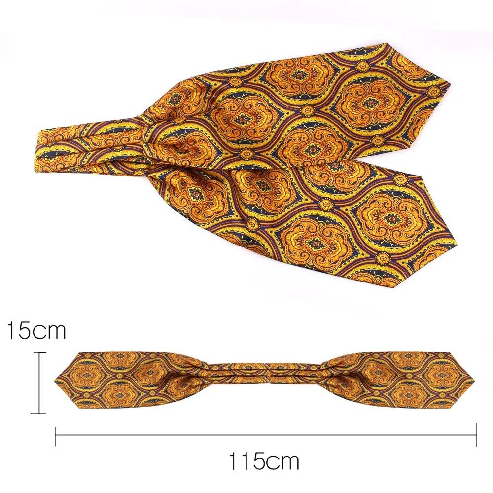 British style Wedding Cravat Luxury Neck Tie Fashion Men Cashew Tie
