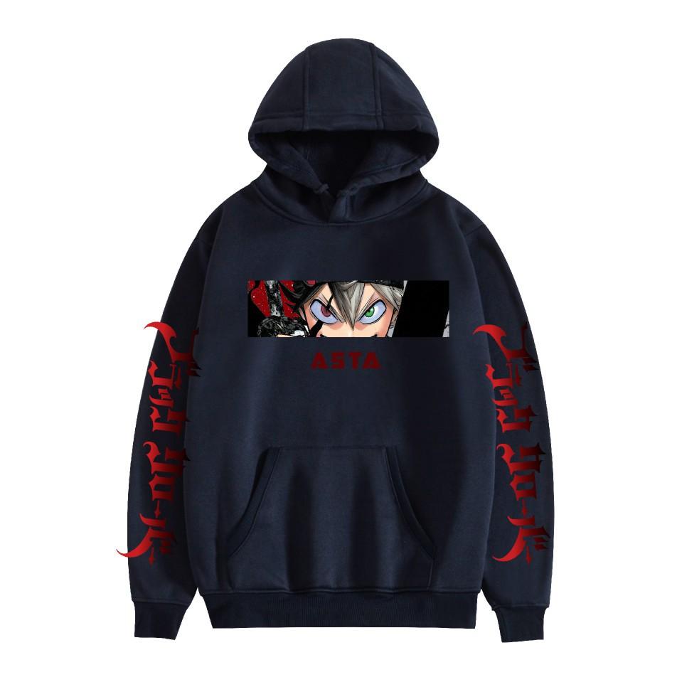 Unisex Black Clover Anime Hoodie Sweatshirt Graphic Printed Streetwear Hoodies for Couples Men Women