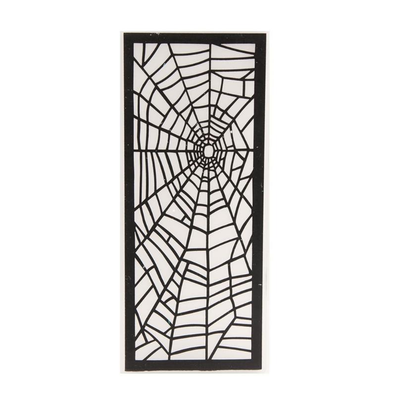 Halloween Spiderweb Embossing Templates Embossing Folder Embossing Stencils for Card Making DIY Scrapbooking Album Paper 1