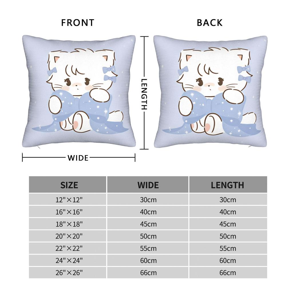 Mikkos Mousses Pillow Cover Custom Cushion Cover Novelty Pillow Case For Living Room Chair