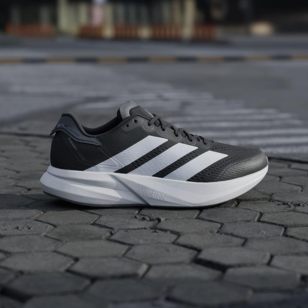 adidas Adizero Duramo Speed 2 Running IH8201 Unisex Performance Sports Shoes Core Black / Cloud White / Grey Five