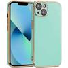 Protective Case - E.F.CONNECTION - for iPhone 13 - Flexible TPU - Slim - Turquoise