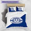 Millwall Football Printed 3 Pieces Bedding Set, Comfortable Skin Friendly Bedroom Duvet Cover Set