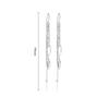 Silver Chic Leaf Tassel Long Stud Earrings for Women Fashion Jewelry Minimalist Accessories