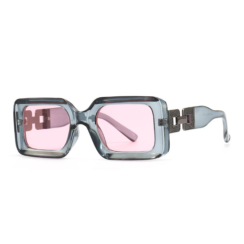 Cross-Border Narrow Jelly Color Capsule Sunglasses 007