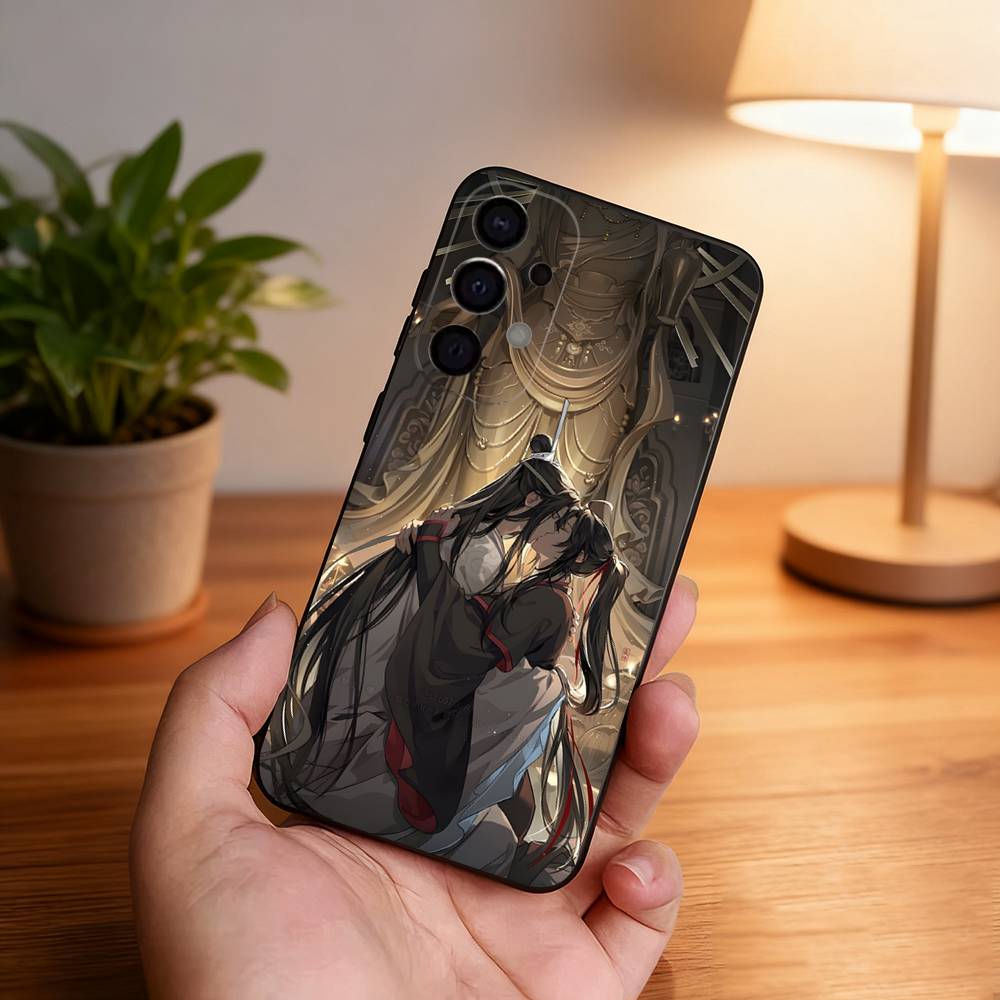 

Mo D-Dao Z-Zu Shi-s Phone Case For Samsung S25,S24,S21,S22,S23,S30,Ultra,S20,Plus,Fe,Lite,5G Black Cover Samsung S21 s305G