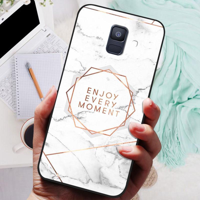 Für Samsung Galaxy A8 Plus 2018 Hülle Schwarze Abdeckung Löwe Wolf Silikon Weiche Rückseite Hüllen Für Samsung A8 2018 A530 A530F Handyhülle