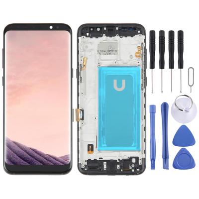TFT-LCD-Bildschirm für Samsung Galaxy S8+ SM-G955, Digitalisierer, komplette Montage mit Rahmen