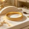 Ancient Method of the Same Style, Hollow Silk, Rich Bracelet, Advanced Closed Wheat Ear Lace, Exquisite Light Luxury Bracelet, Advanced