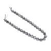 Long Chain Natural Energy Stone Terahertz Bead Section Semi Finished Loose Beads Strand