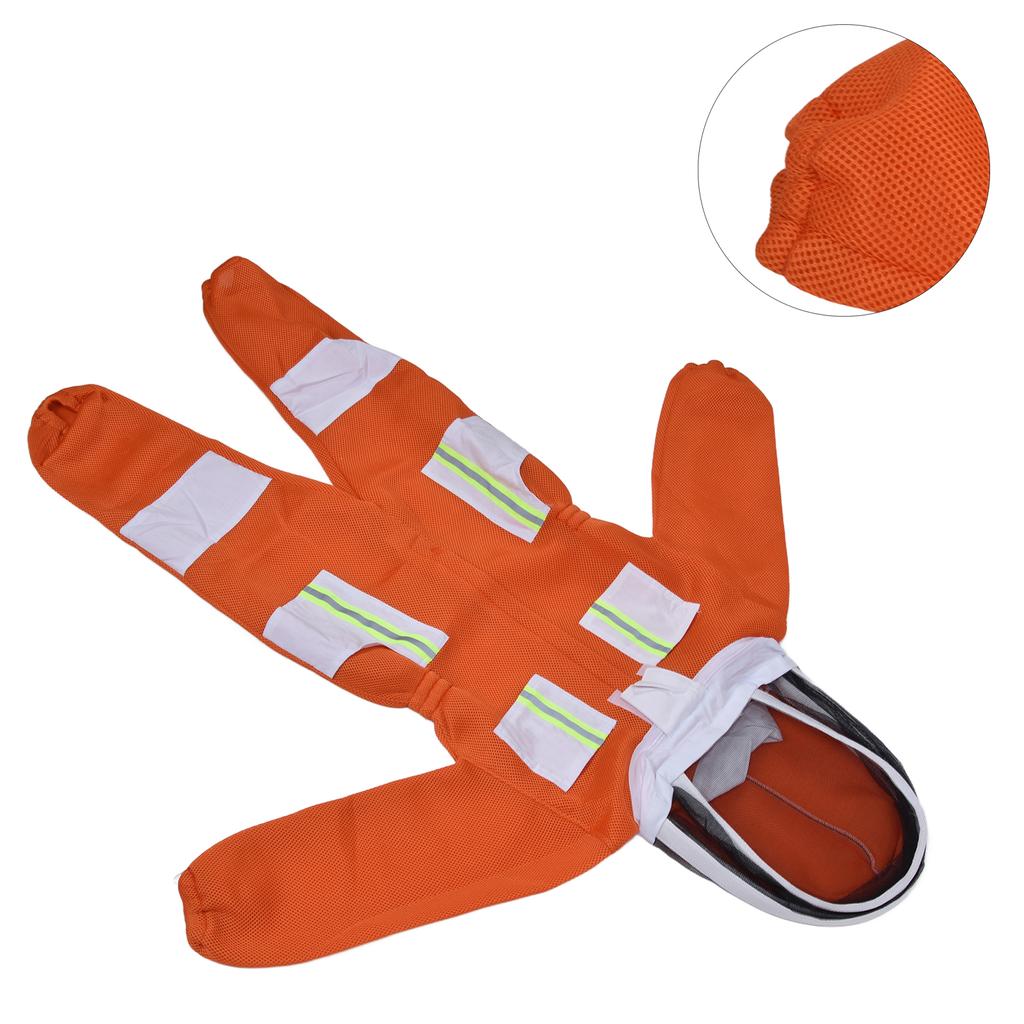 Beekeeping Suit Mesh Breathable Bee Proof Clothing One Piece Protective Cloth for Children
