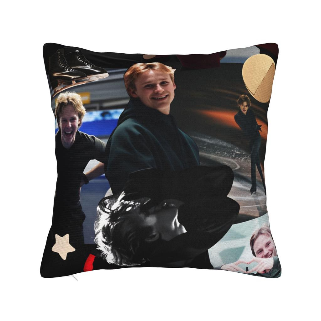 Ilia Malinin Quad God Pillow Case Vintage Pillow Cover Square Pillowcases For Wedding Party Home Decor